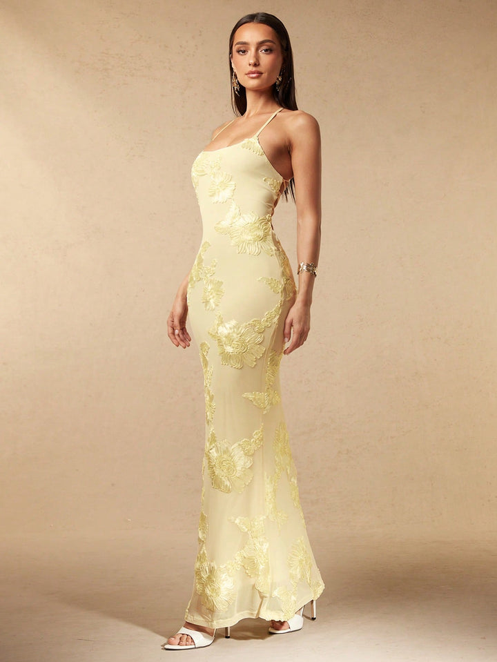 Rochie maxi SHEIN, galben