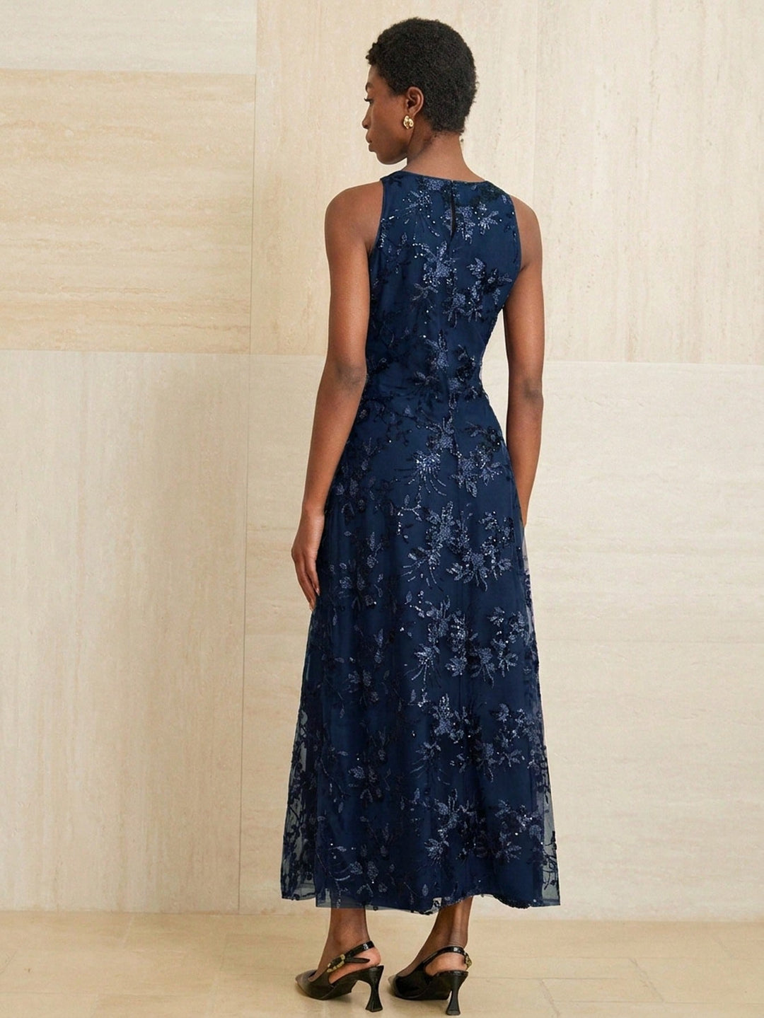Rochie maxi SHEIN, albastru