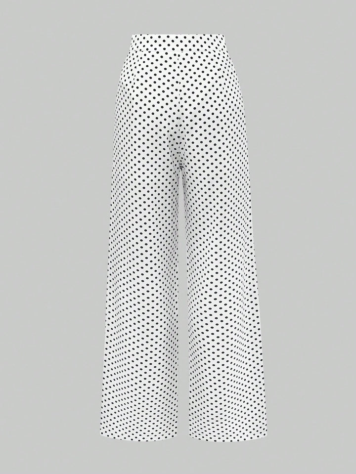 Pantaloni SHEIN, alb