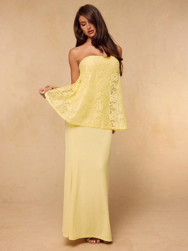 Rochie maxi SHEIN, galben