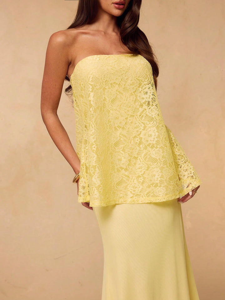 Rochie maxi SHEIN, galben
