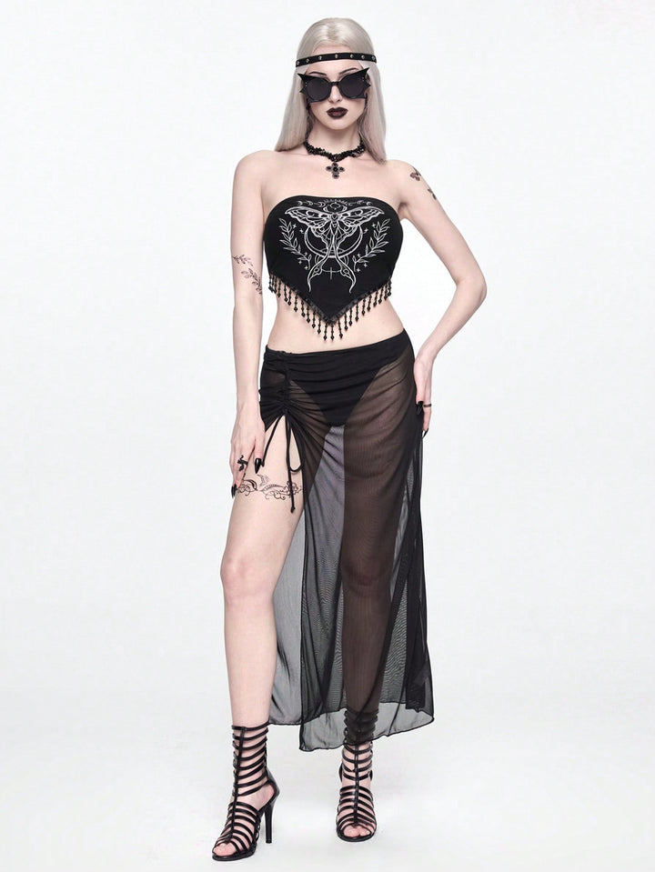 Top SHEIN, negru