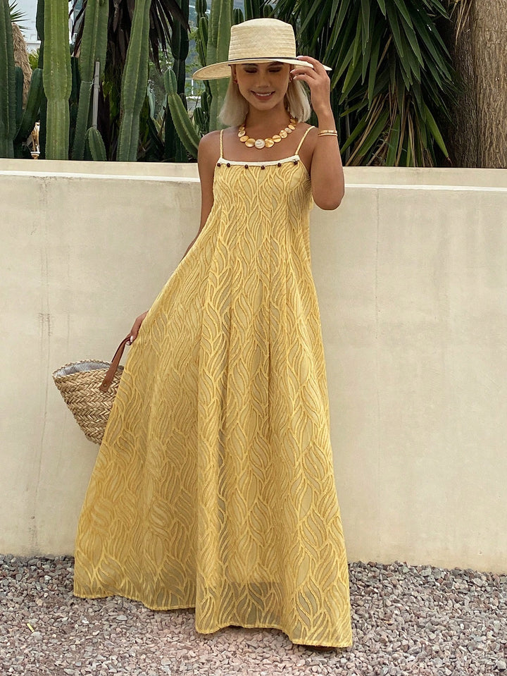 Rochie midi SHEIN, galben