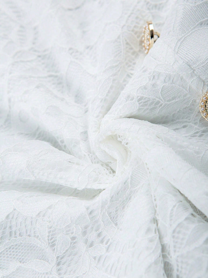 Bluza elegantă SHEIN, alb