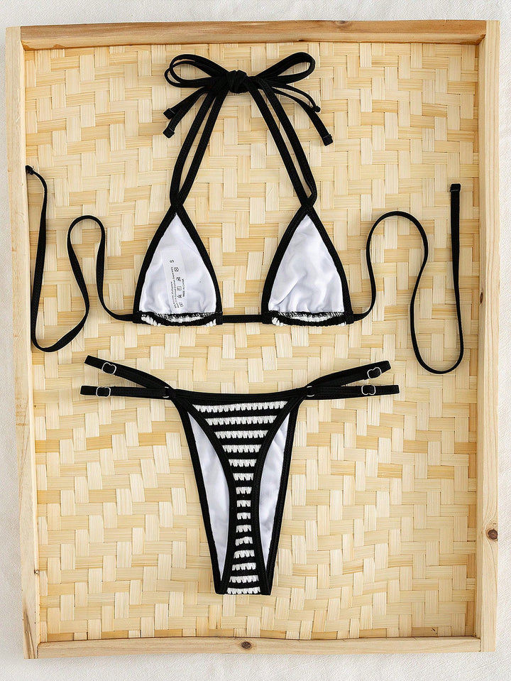 Set bikini SHEIN, negru