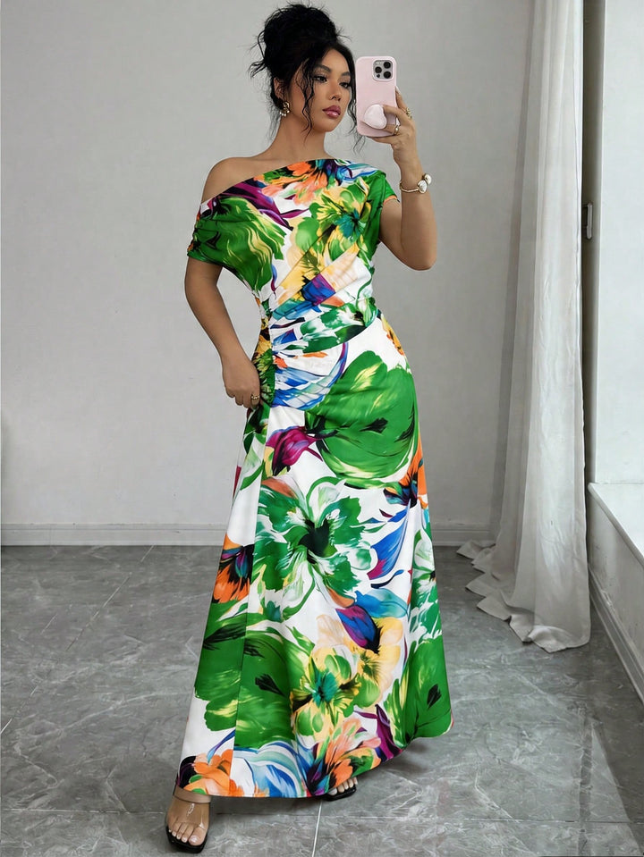 Rochie maxi SHEIN, verde