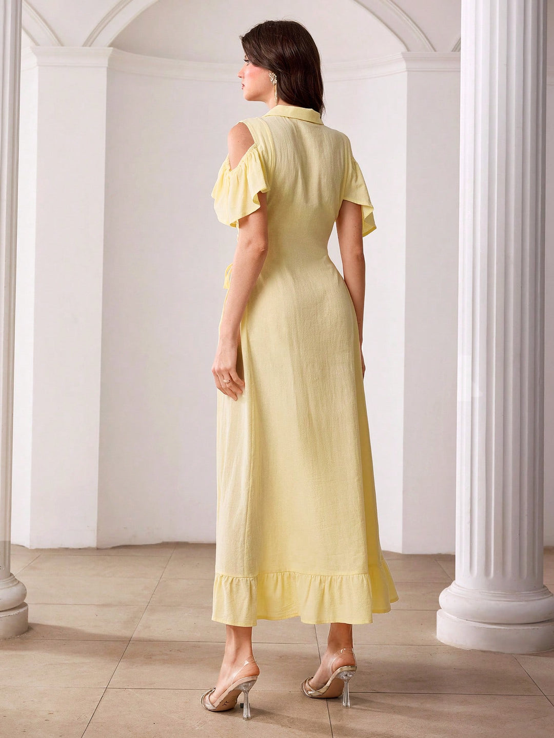 Rochie maxi SHEIN, galben