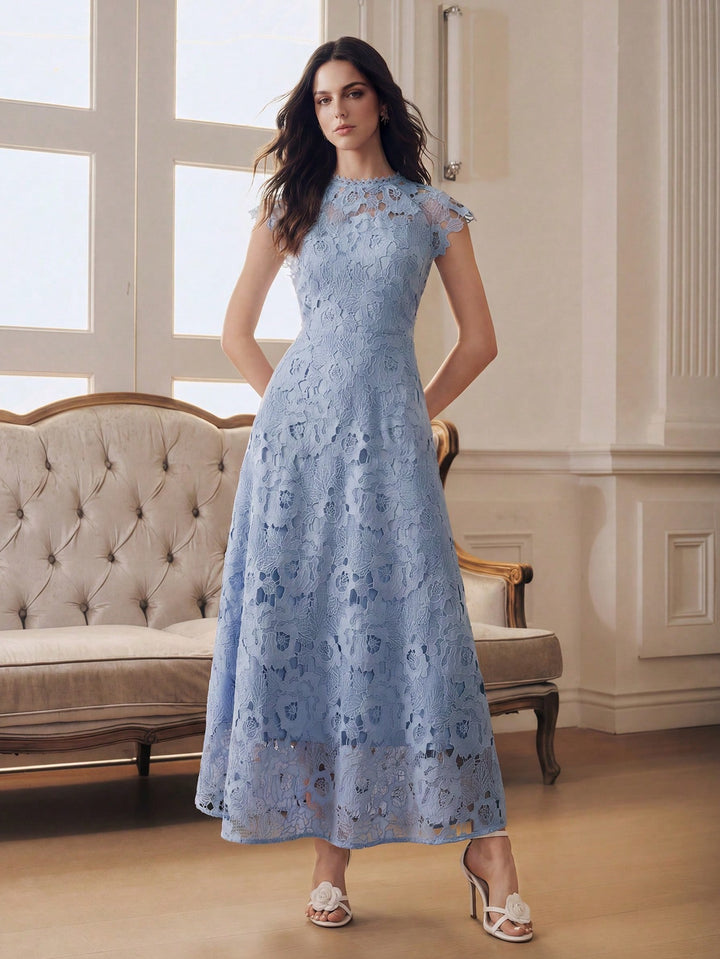 Rochie maxi SHEIN, albastru