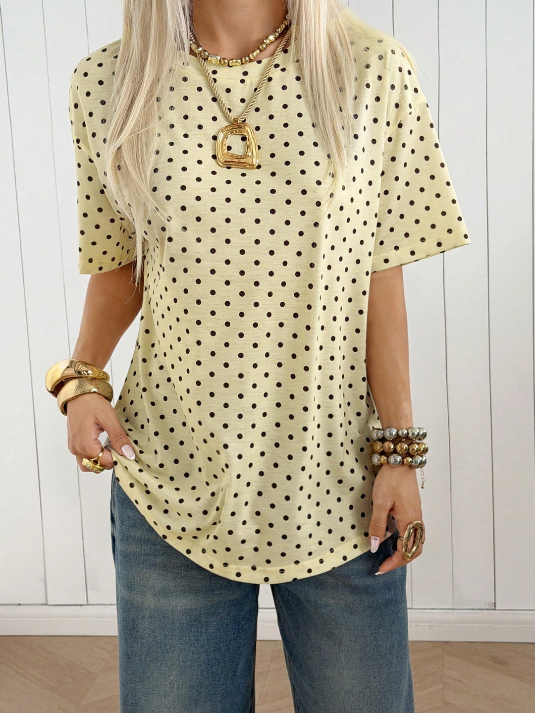Tricou SHEIN, galben