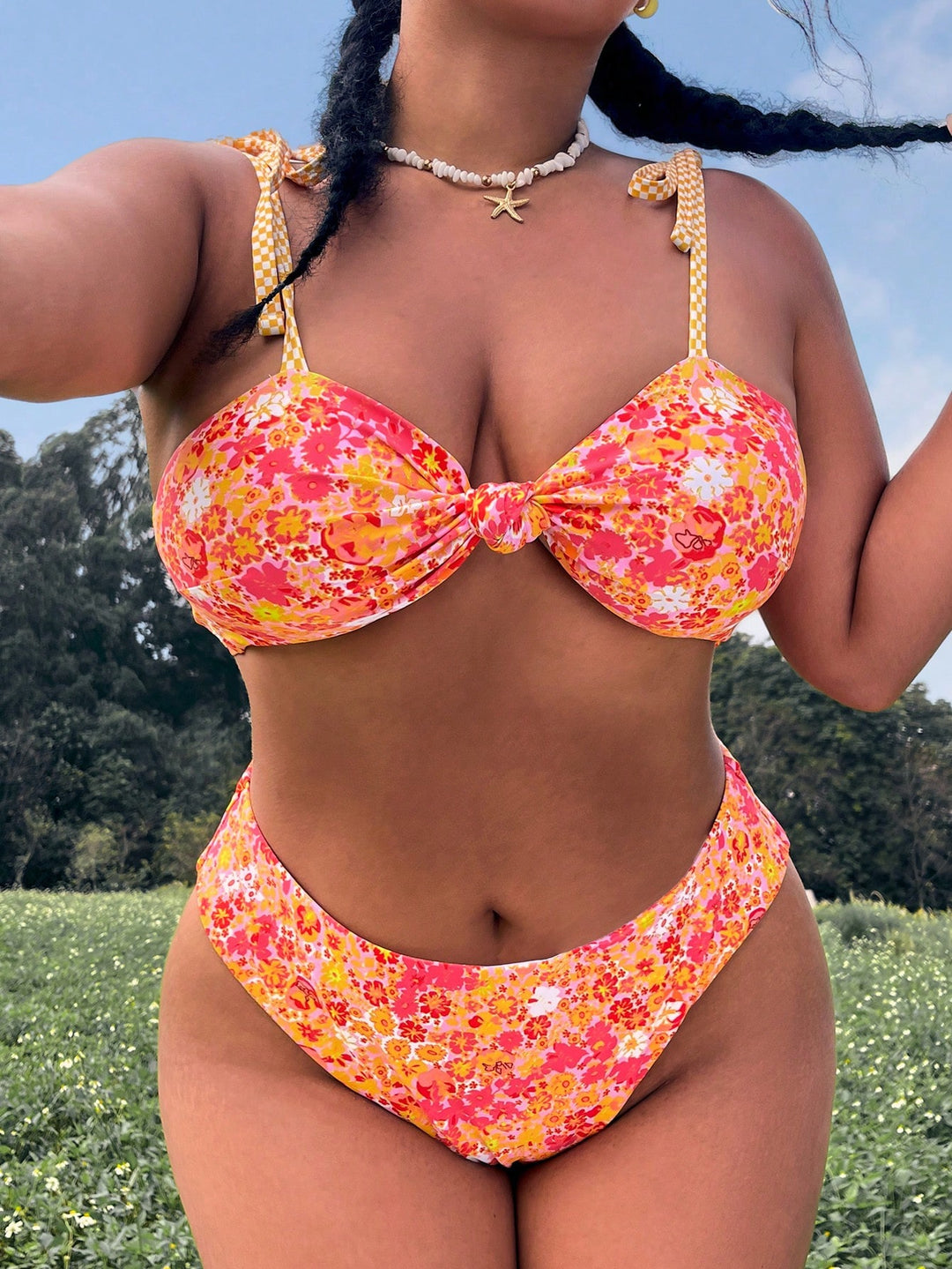 Set bikini de baie SHEIN, mix culori
