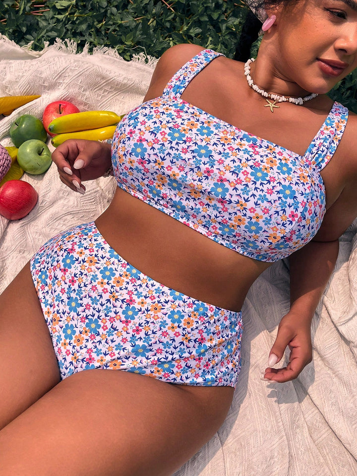 Set bikini de baie SHEIN, mix culori