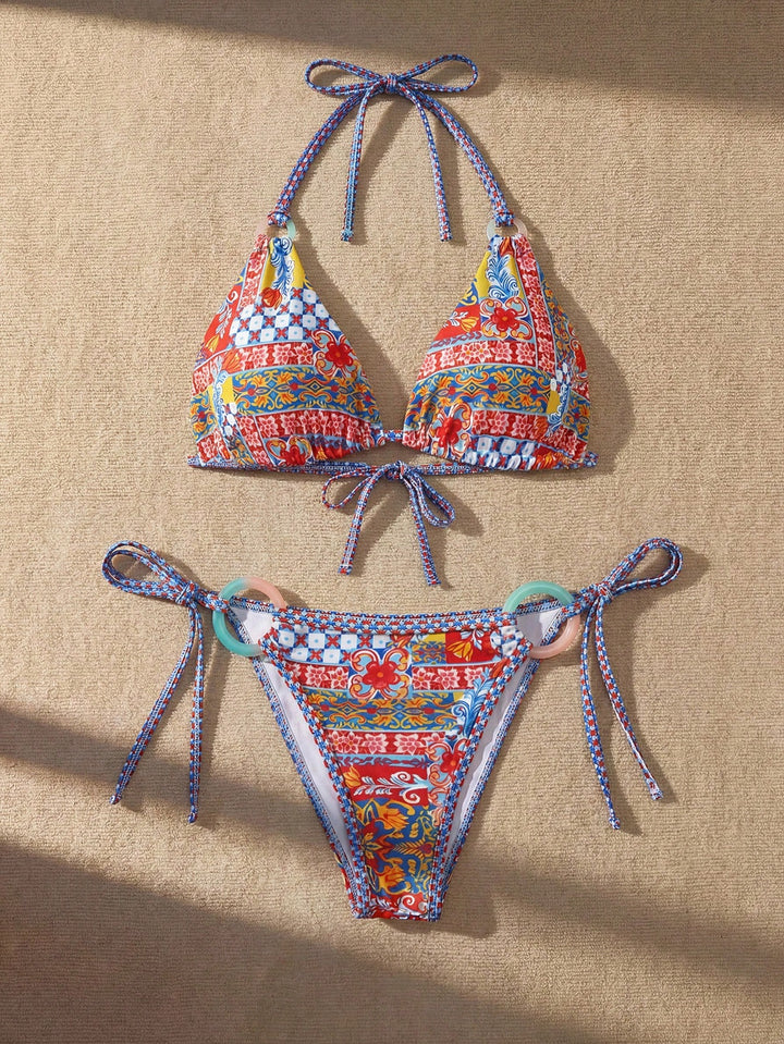 Set bikini SHEIN, mix culori