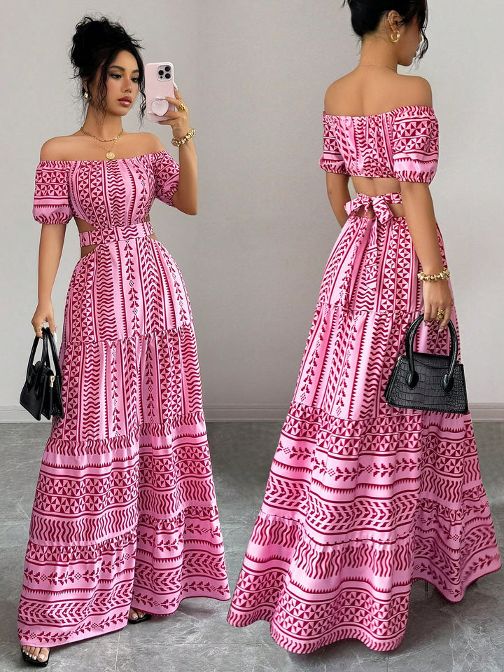 Rochie maxi SHEIN, mix culori