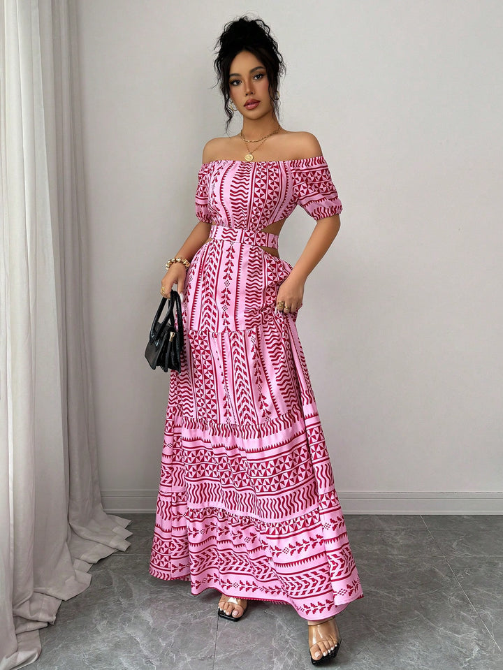 Rochie maxi SHEIN, mix culori