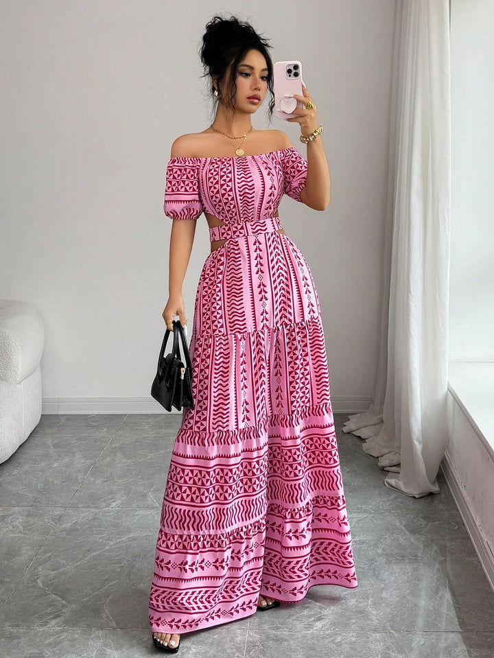 Rochie maxi SHEIN, mix culori