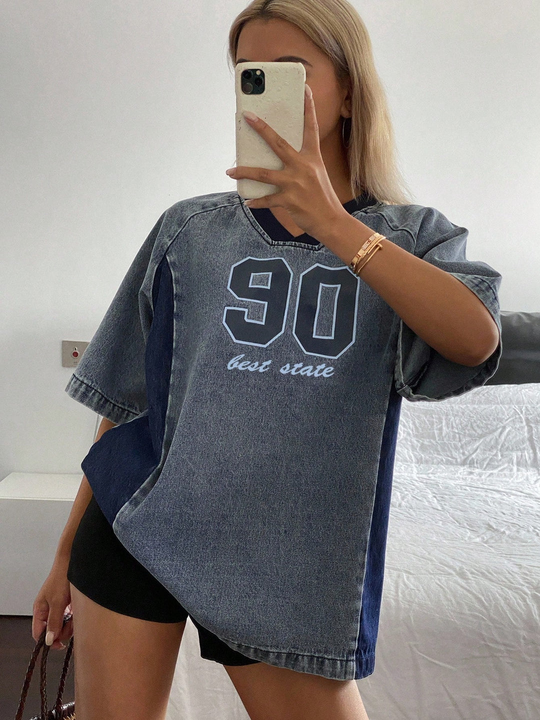 Top SHEIN, albastru