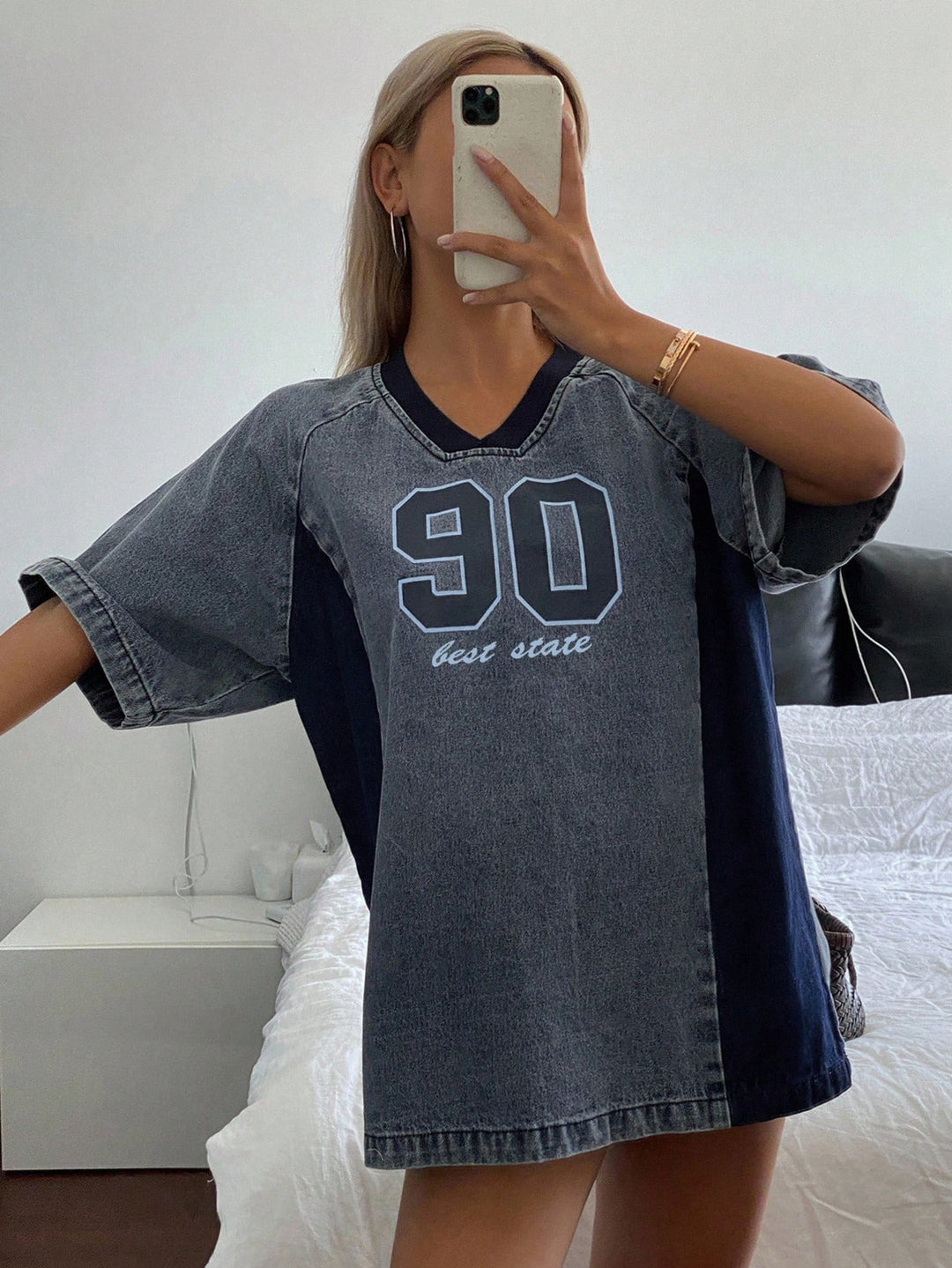 Top SHEIN, albastru