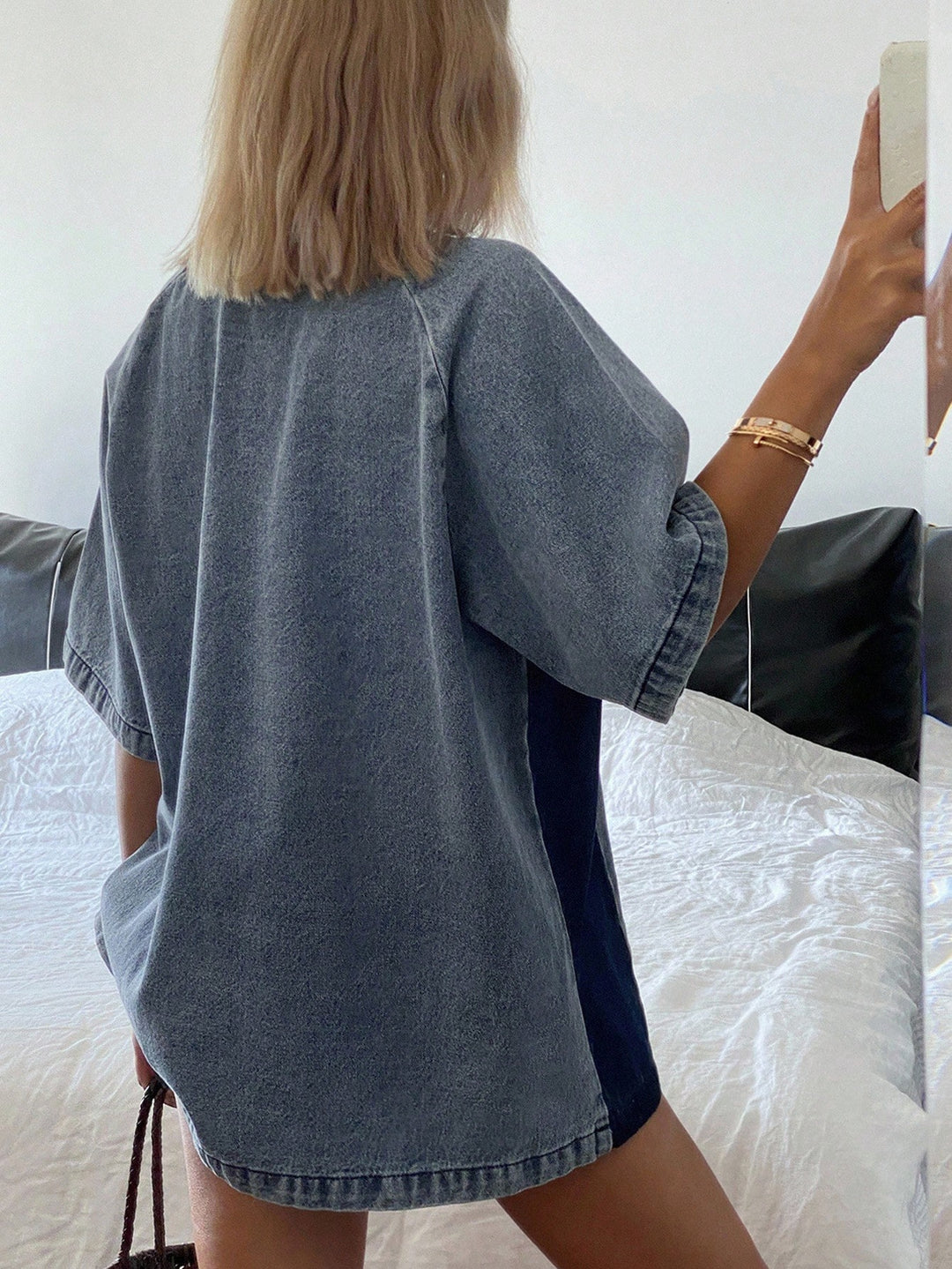 Top SHEIN, albastru
