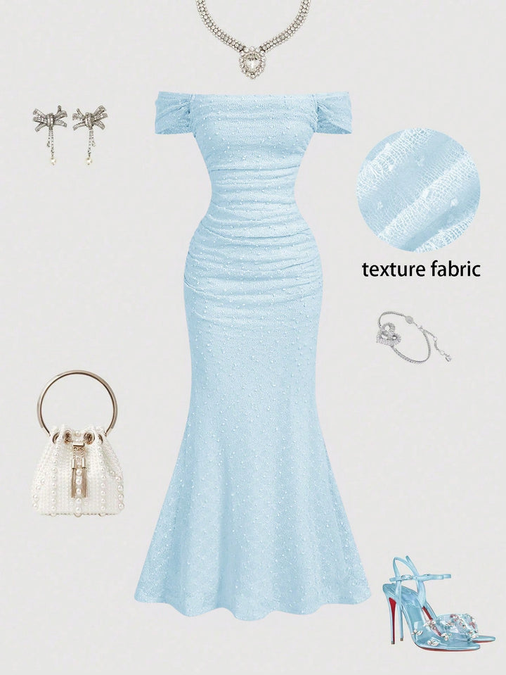 Rochie maxi SHEIN, albastru