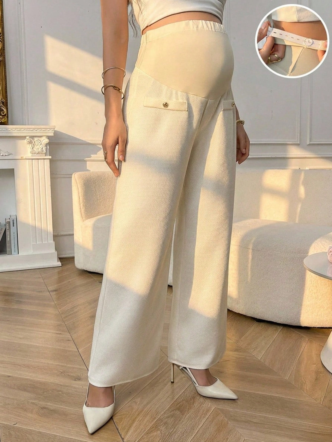 Pantaloni SHEIN, bej