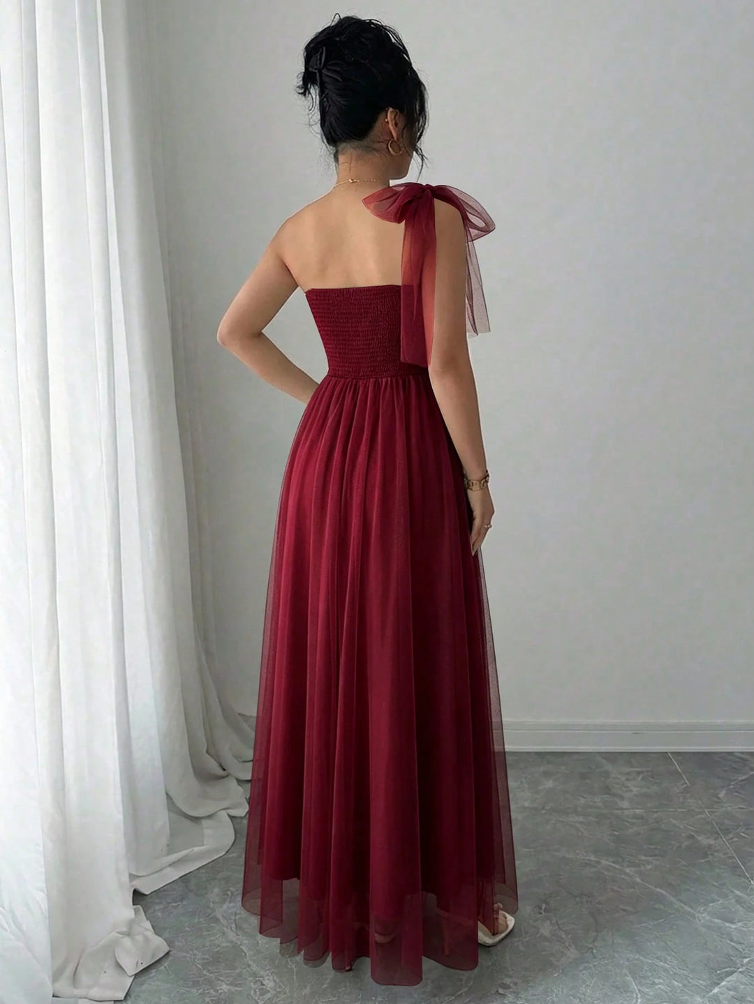 Rochie maxi SHEIN, vișiniu