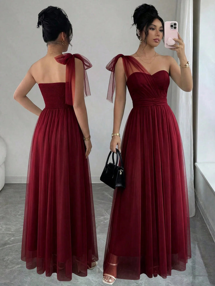 Rochie maxi SHEIN, vișiniu