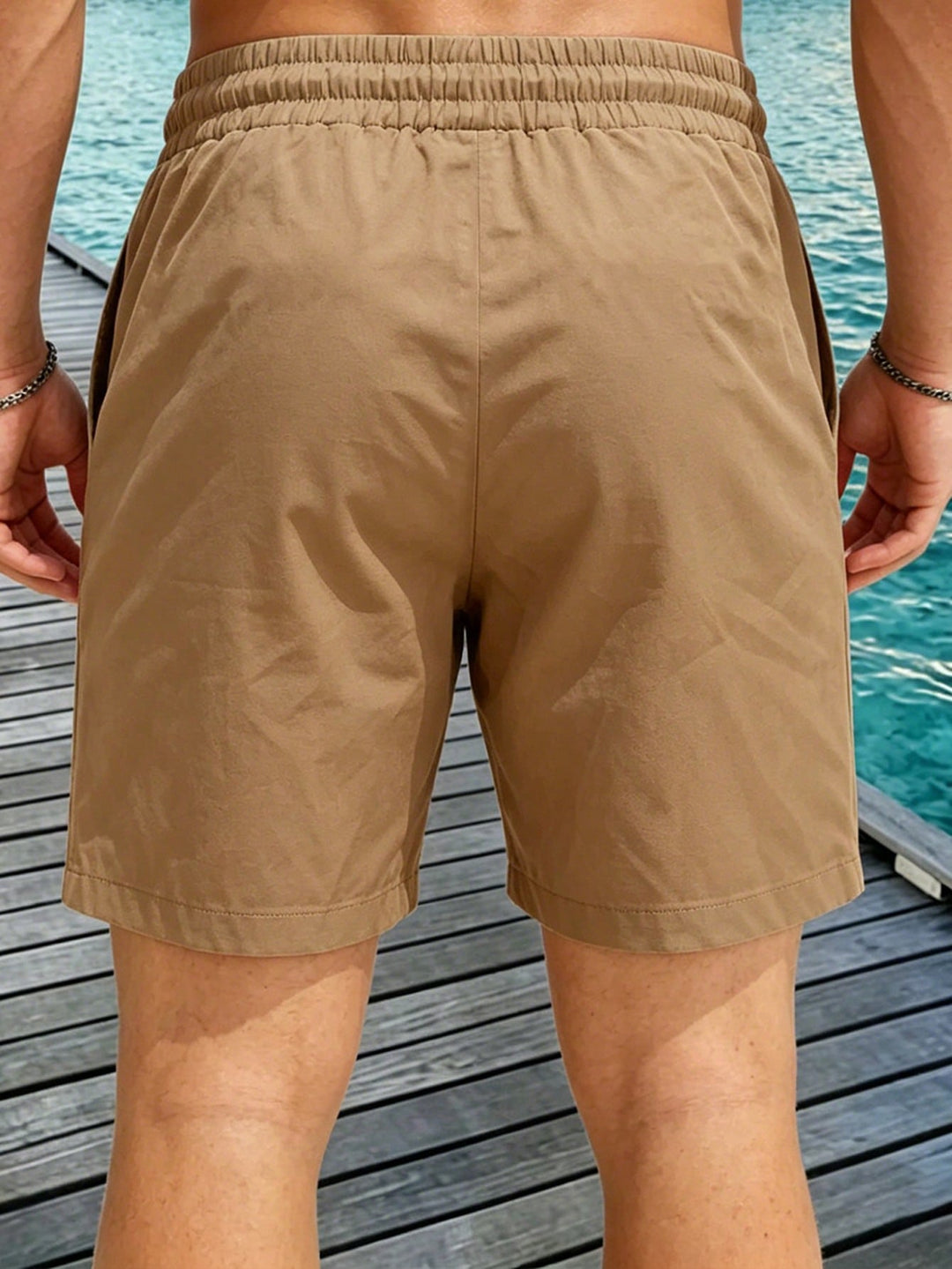 Pantaloni scurți SHEIN, kaki