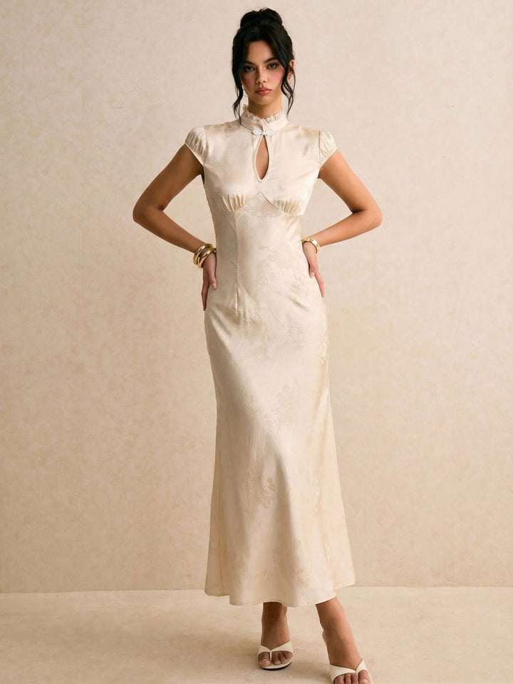 Rochie maxi SHEIN, bej