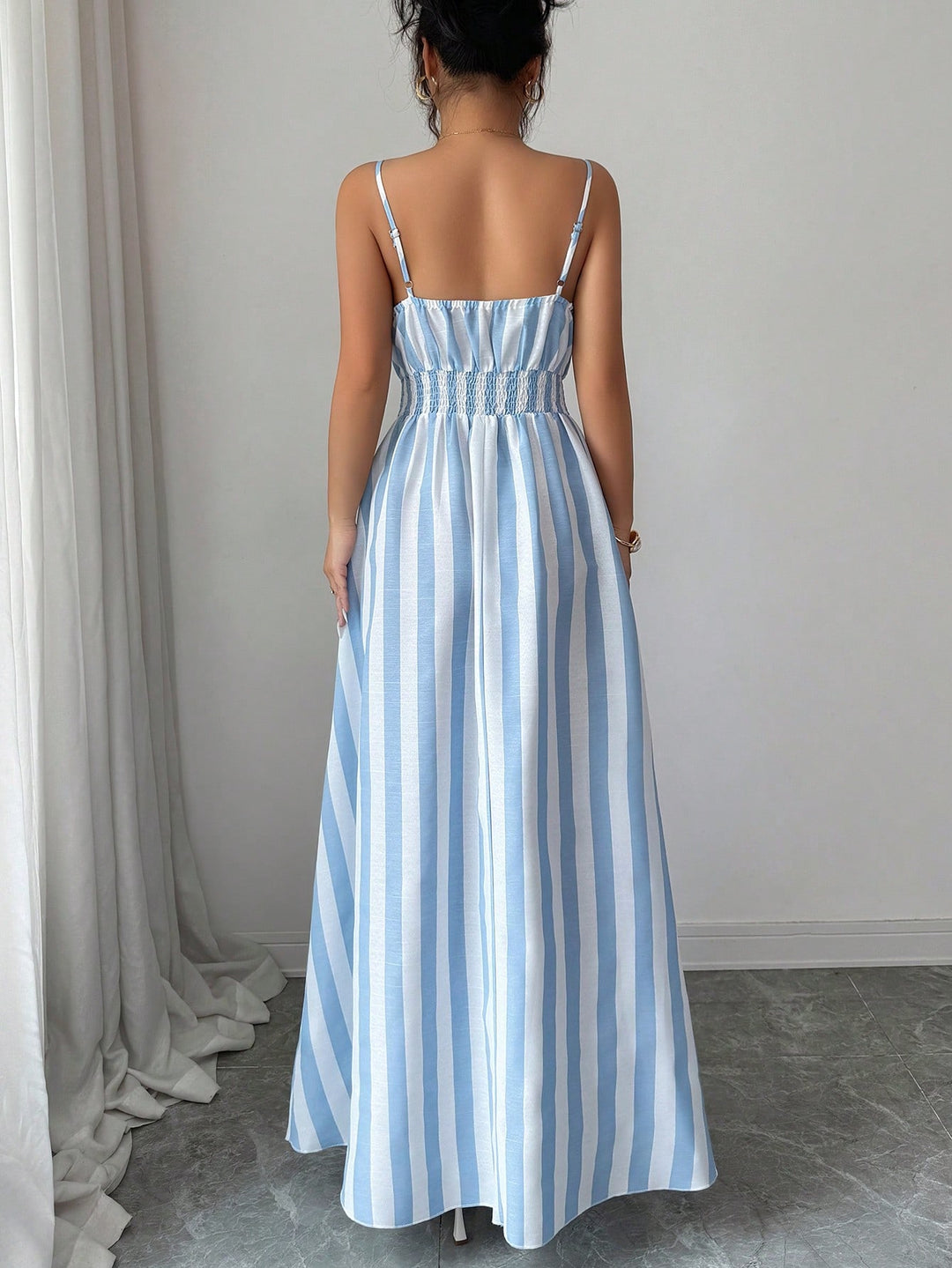 Rochie maxi SHEIN, albastru