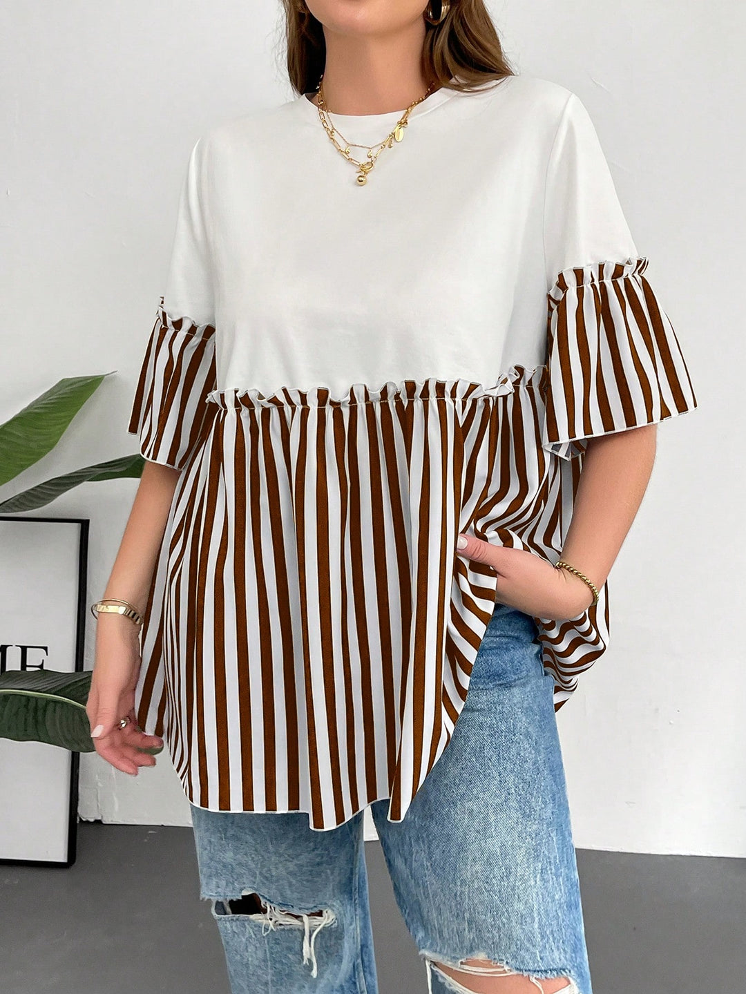 Tricou SHEIN, maro