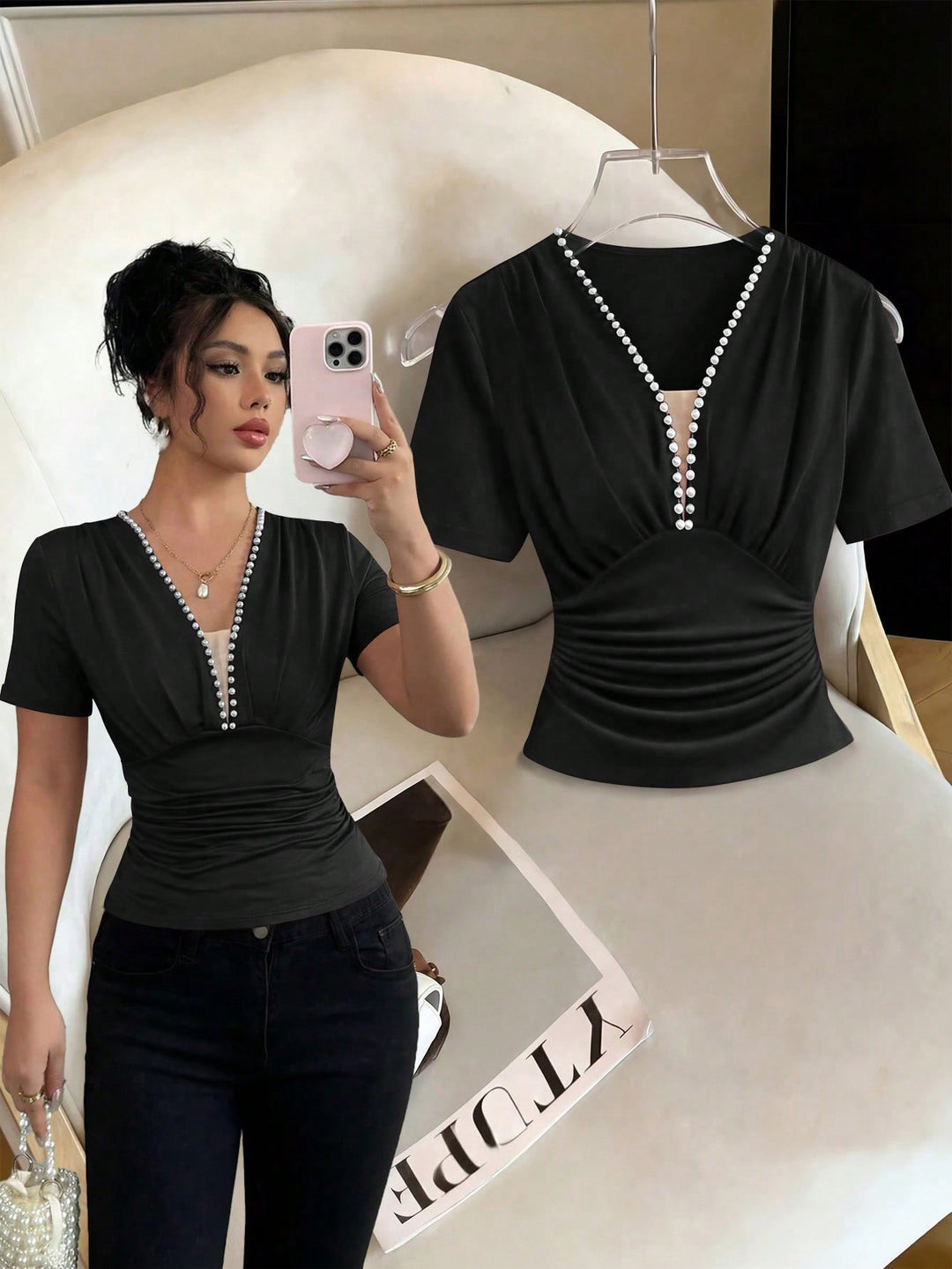 Tricou SHEIN, negru