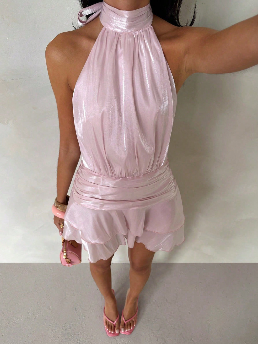 Rochie mini SHEIN, roz