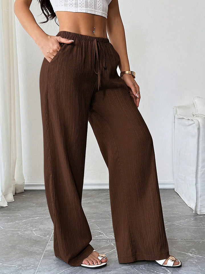 Pantaloni SHEIN, maro