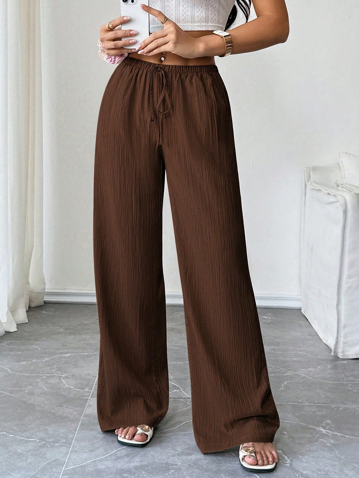 Pantaloni SHEIN, maro