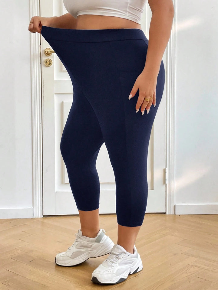 3/4-Es leggings SHEIN, kék