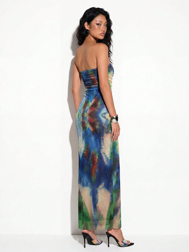Rochie maxi SHEIN, verde