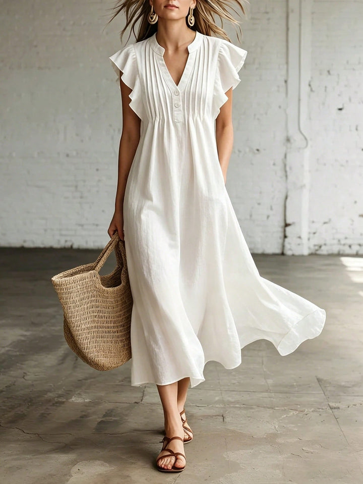 Rochie midi SHEIN, alb