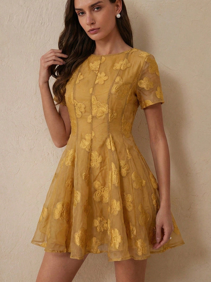 Rochie maxi SHEIN, galben
