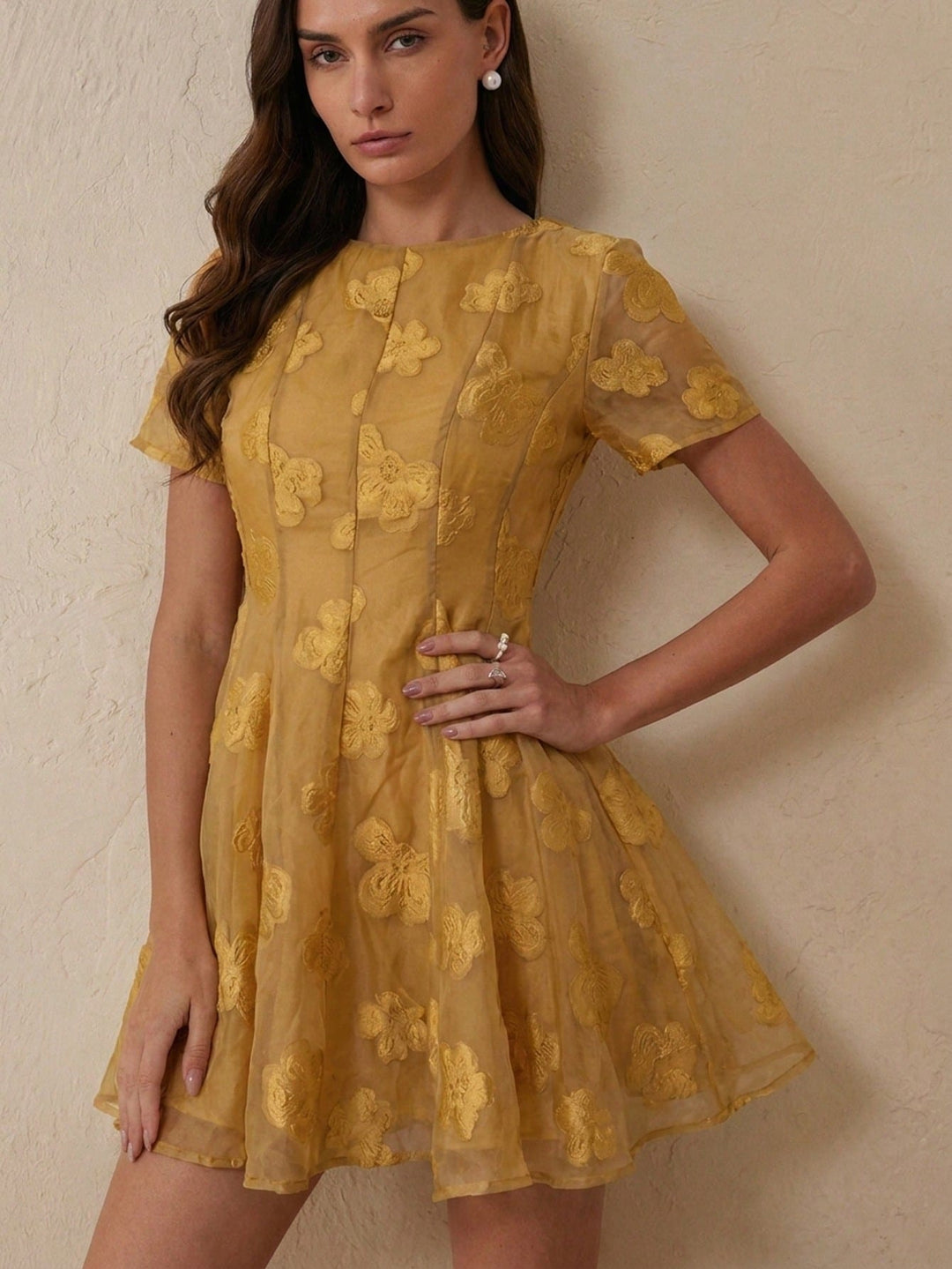 Rochie maxi SHEIN, galben