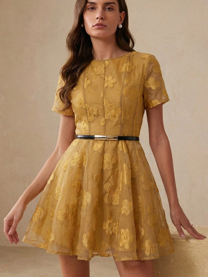 Rochie maxi SHEIN, galben