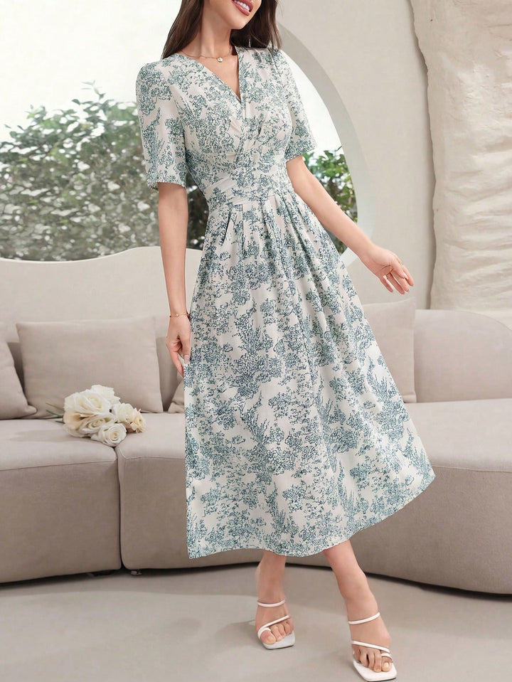 Rochie maxi SHEIN, verde