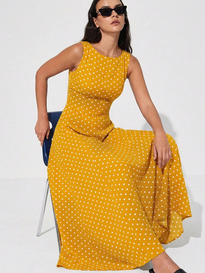 Rochie maxi SHEIN, galben