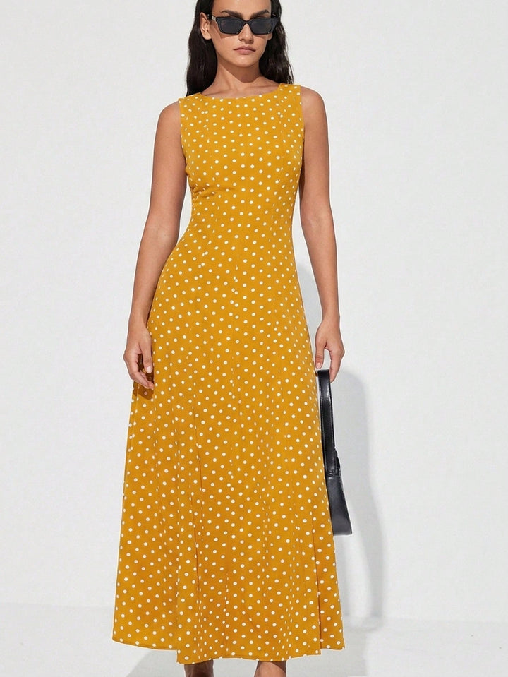 Rochie maxi SHEIN, galben