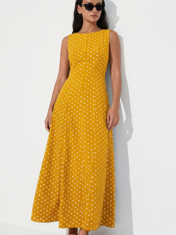 Rochie maxi SHEIN, galben