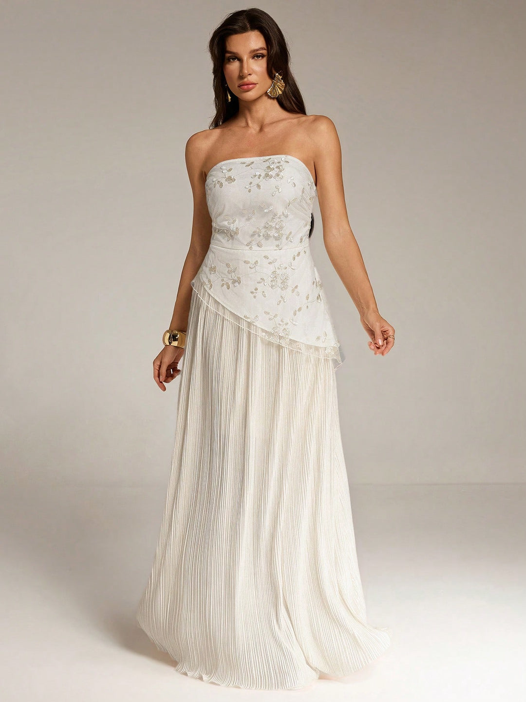 Rochie maxi SHEIN, portocaliu
