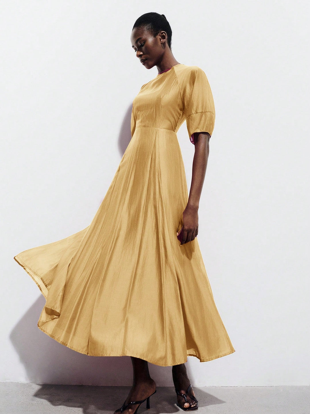 Rochie maxi SHEIN, galben
