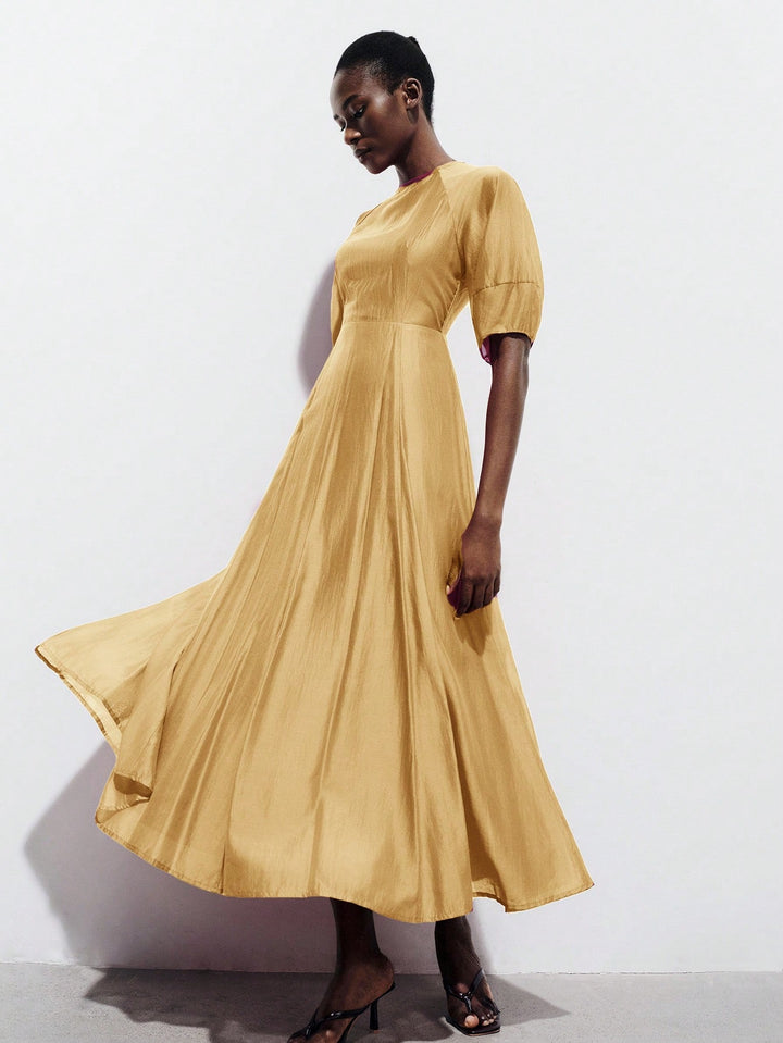 Rochie maxi SHEIN, galben