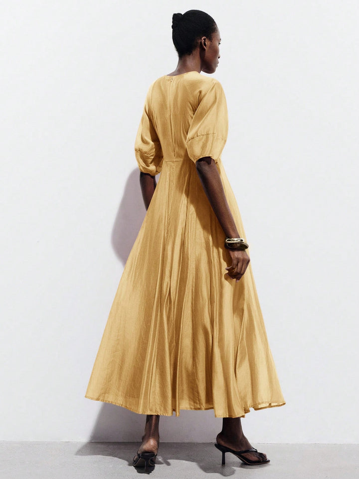 Rochie maxi SHEIN, galben