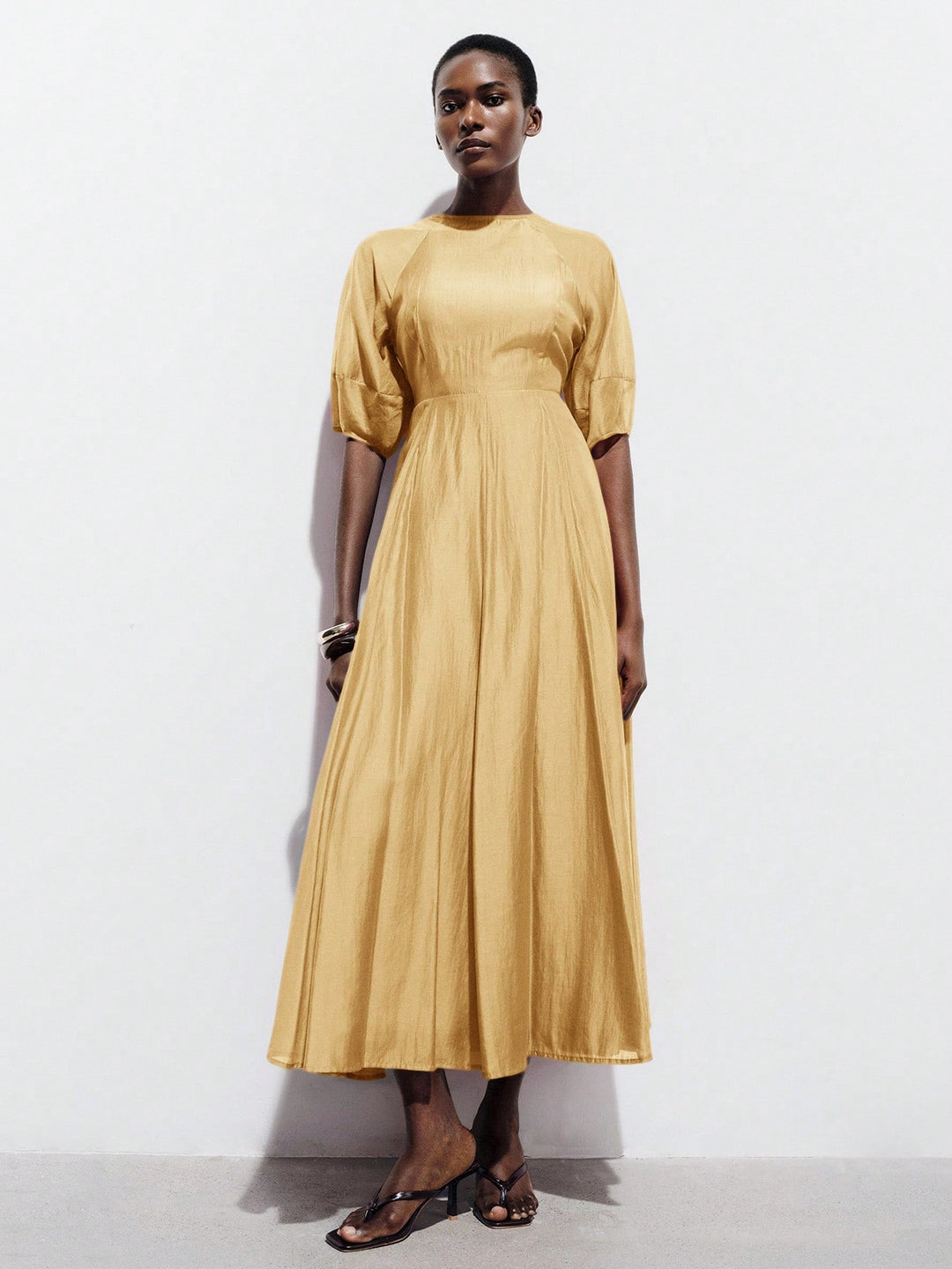 Rochie maxi SHEIN, galben