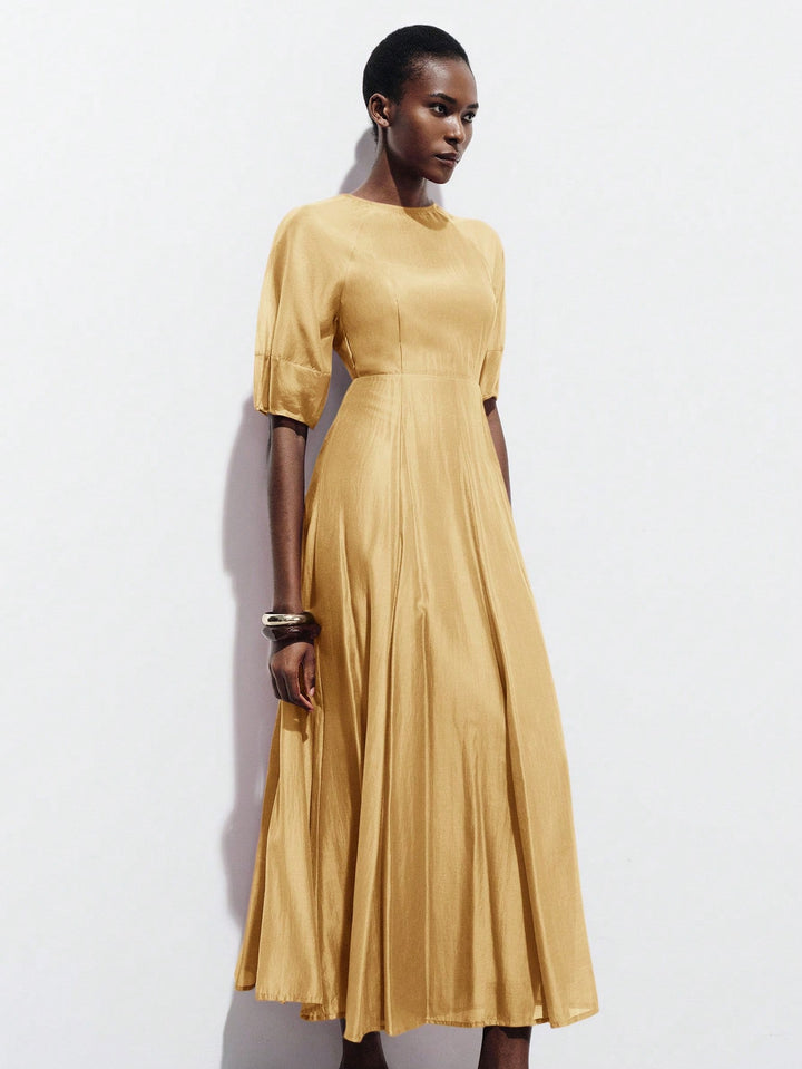 Rochie maxi SHEIN, galben